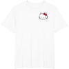 image:imageHello Kitty Front and Back Red Bow Logo Tee Shirt TShirtWhite