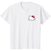 image:imageHello Kitty Front and Back Red Bow Logo Tee Shirt TShirtWhite
