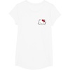 image:imageHello Kitty Front and Back Red Bow Logo Tee Shirt TShirtWhite