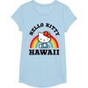 image:imageHello Kitty Hawaii Rainbow Tee Shirt TShirtBaby Blue