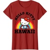 image:imageHello Kitty Hawaii Rainbow Tee Shirt TShirtCranberry Red