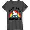 image:imageHello Kitty Hawaii Rainbow Tee Shirt TShirtDark Heather Grey