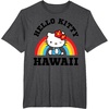 image:imageHello Kitty Hawaii Rainbow Tee Shirt TShirtDark Heather Grey