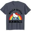 image:imageHello Kitty Hawaii Rainbow Tee Shirt TShirtHeather Blue