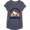 image:imageHello Kitty Hawaii Rainbow Tee Shirt TShirtHeather Blue