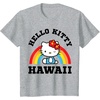 image:imageHello Kitty Hawaii Rainbow Tee Shirt TShirtHeather Grey