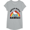 image:imageHello Kitty Hawaii Rainbow Tee Shirt TShirtHeather Grey