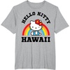 image:imageHello Kitty Hawaii Rainbow Tee Shirt TShirtHeather Grey