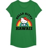 image:imageHello Kitty Hawaii Rainbow Tee Shirt TShirtKelly Green