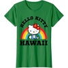 image:imageHello Kitty Hawaii Rainbow Tee Shirt TShirtKelly Green