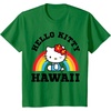image:imageHello Kitty Hawaii Rainbow Tee Shirt TShirtKelly Green