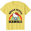 image:imageHello Kitty Hawaii Rainbow Tee Shirt TShirtLemon Yellow