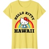 image:imageHello Kitty Hawaii Rainbow Tee Shirt TShirtLemon Yellow