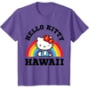image:imageHello Kitty Hawaii Rainbow Tee Shirt TShirtPurple Heather