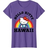 image:imageHello Kitty Hawaii Rainbow Tee Shirt TShirtPurple Heather