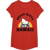image:imageHello Kitty Hawaii Rainbow Tee Shirt TShirtRed