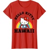 image:imageHello Kitty Hawaii Rainbow Tee Shirt TShirtRed