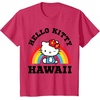 image:imageHello Kitty Hawaii Rainbow Tee Shirt TShirtRed Heather
