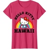 image:imageHello Kitty Hawaii Rainbow Tee Shirt TShirtRed Heather