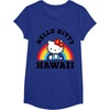 image:imageHello Kitty Hawaii Rainbow Tee Shirt TShirtRoyal Blue