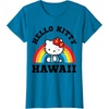 image:imageHello Kitty Hawaii Rainbow Tee Shirt TShirtSapphire Blue