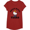 image:imageHello Kitty Heart of Texas Tee Shirt TShirtCranberry Red