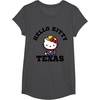 image:imageHello Kitty Heart of Texas Tee Shirt TShirtDark Heather Grey