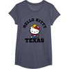 image:imageHello Kitty Heart of Texas Tee Shirt TShirtHeather Blue