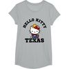 image:imageHello Kitty Heart of Texas Tee Shirt TShirtHeather Grey