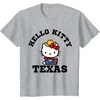 image:imageHello Kitty Heart of Texas Tee Shirt TShirtHeather Grey