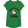 image:imageHello Kitty Heart of Texas Tee Shirt TShirtKelly Green