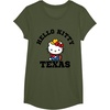 image:imageHello Kitty Heart of Texas Tee Shirt TShirtOlive Green