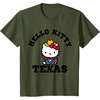 image:imageHello Kitty Heart of Texas Tee Shirt TShirtOlive Green