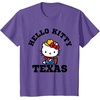 image:imageHello Kitty Heart of Texas Tee Shirt TShirtPurple Heather