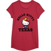 image:imageHello Kitty Heart of Texas Tee Shirt TShirtRed Heather