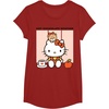 image:imageHello Kitty Hot Chocolate Weather TShirtCranberry Red