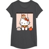 image:imageHello Kitty Hot Chocolate Weather TShirtDark Heather Grey