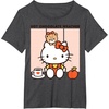 image:imageHello Kitty Hot Chocolate Weather TShirtDark Heather Grey