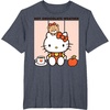 image:imageHello Kitty Hot Chocolate Weather TShirtHeather Blue