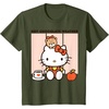 image:imageHello Kitty Hot Chocolate Weather TShirtOlive Green