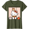 image:imageHello Kitty Hot Chocolate Weather TShirtOlive Green