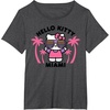 image:imageHello Kitty Miami TShirtDark Heather Grey