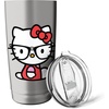 image:imageHello Kitty Nerd Glasses Red Stainless Steel Insulated TumblerBrushed Steel