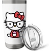 image:imageHello Kitty Nerd Glasses Red Stainless Steel Insulated TumblerWhite