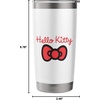 image:imageHello Kitty Nerd Glasses Red Stainless Steel Insulated TumblerWhite