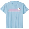 image:imageHello Kitty Nerd Glasses Retro Stripe Tee Shirt TShirtBaby Blue