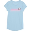 image:imageHello Kitty Nerd Glasses Retro Stripe Tee Shirt TShirtBaby Blue