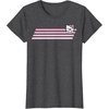image:imageHello Kitty Nerd Glasses Retro Stripe Tee Shirt TShirtDark Heather Grey