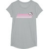 image:imageHello Kitty Nerd Glasses Retro Stripe Tee Shirt TShirtHeather Grey