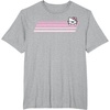 image:imageHello Kitty Nerd Glasses Retro Stripe Tee Shirt TShirtHeather Grey